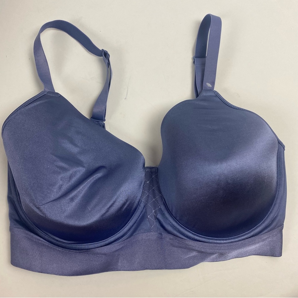 Bali One Smooth U Underwire Bra, Full-Coverage, T-Shirt, Max Support 36DD Purple